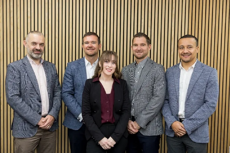 Team photo of Caliber’s financial advisers.